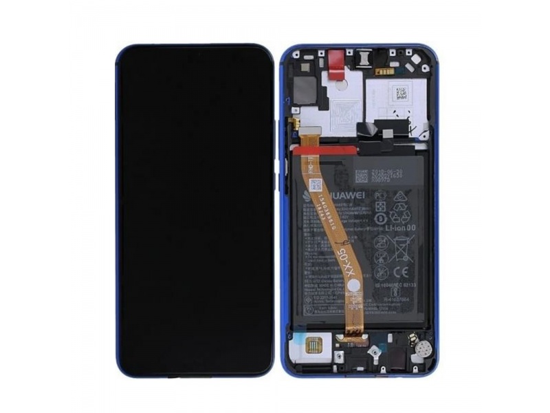 LCD + dotyk + rámček + batéria pre Huawei P Smart Z, blue (Service Pack)