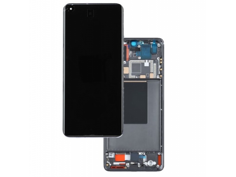 LCD + dotyk + rámček pre Xiaomi 12 (2022), black (Service Pack)