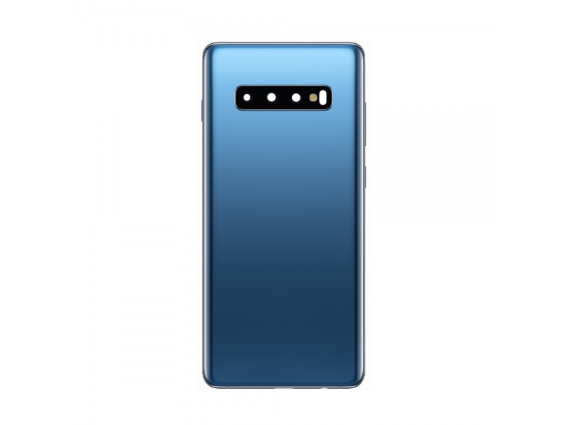 Zadný kryt batérie so šošovkami a rámčekom pre Samsung Galaxy S10, blue (OEM)