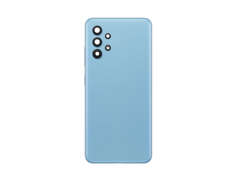 Zadný kryt batérie so šošovkami a rámčekom pre Samsung Galaxy A32 4G, blue (OEM)