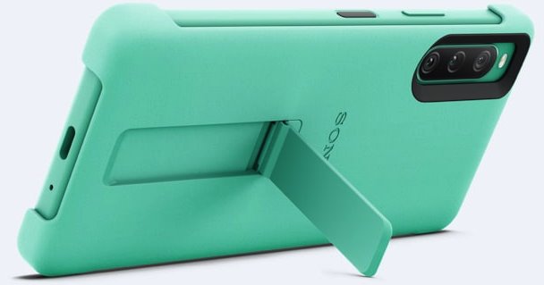 Zadní kryt Sony Stand Cover pro Sony Xperia 10 IV, mentolová