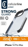 Ochranné púzdro Cellularline Tetra Force Shock-Twist pre Apple iPhone 14 Pro Max, transparentné