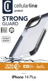 Ochranné púzdro Cellularline Tetra Force Shock-Twist pre Apple iPhone 14 Plus, transparentné