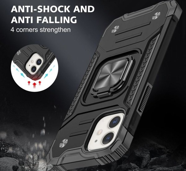 Ochranný kryt NITRO pre Samsung Galaxy S21 FE, čierna