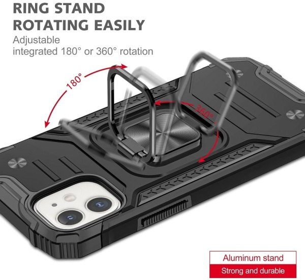 Ochranný kryt NITRO pre Apple iPhone 7/8/SE (2020/2022), čierna