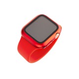 Ochranné púzdro FIXED Pure+ s temperovaným sklom pre Apple Watch 45mm, červená