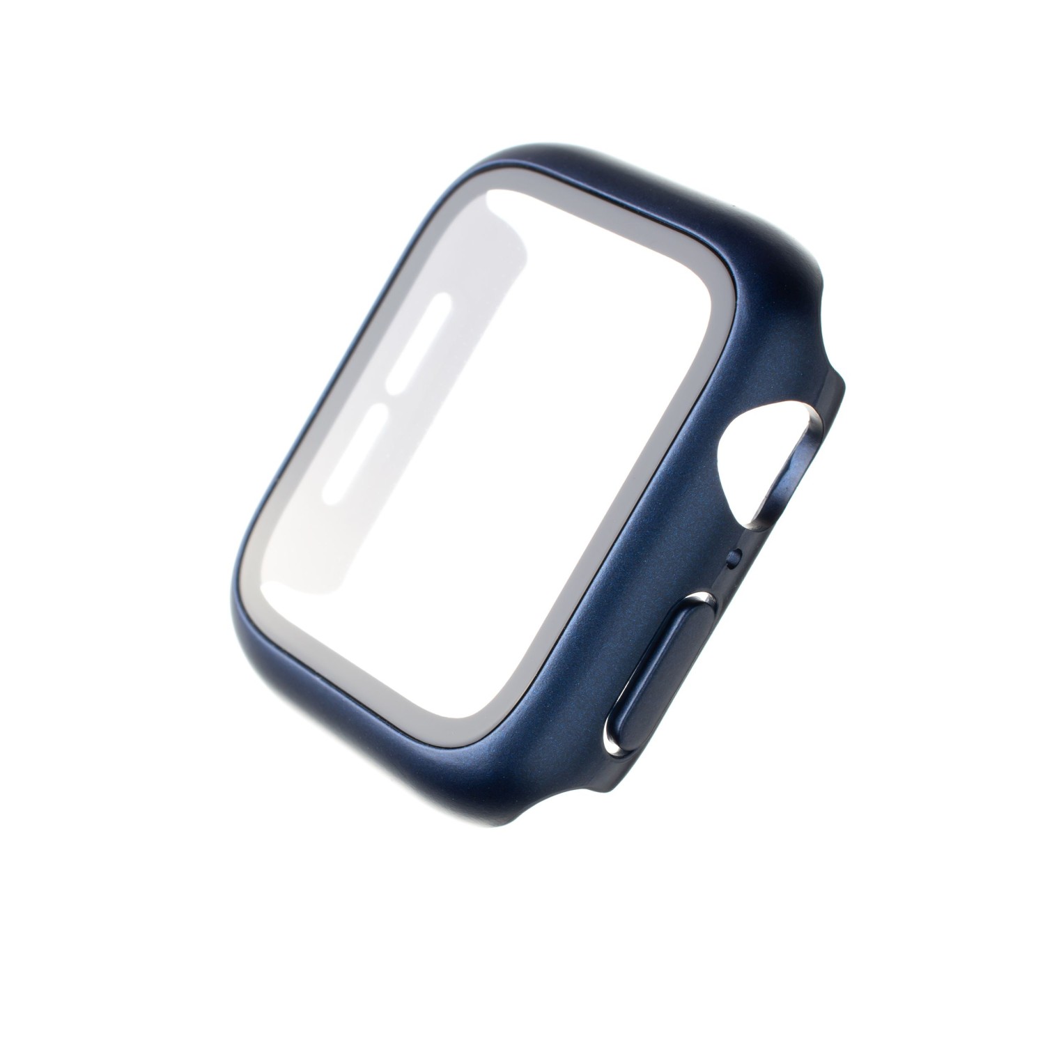 Ochranné púzdro FIXED Pure+ s temperovaným sklom pre Apple Watch 45mm, modrá