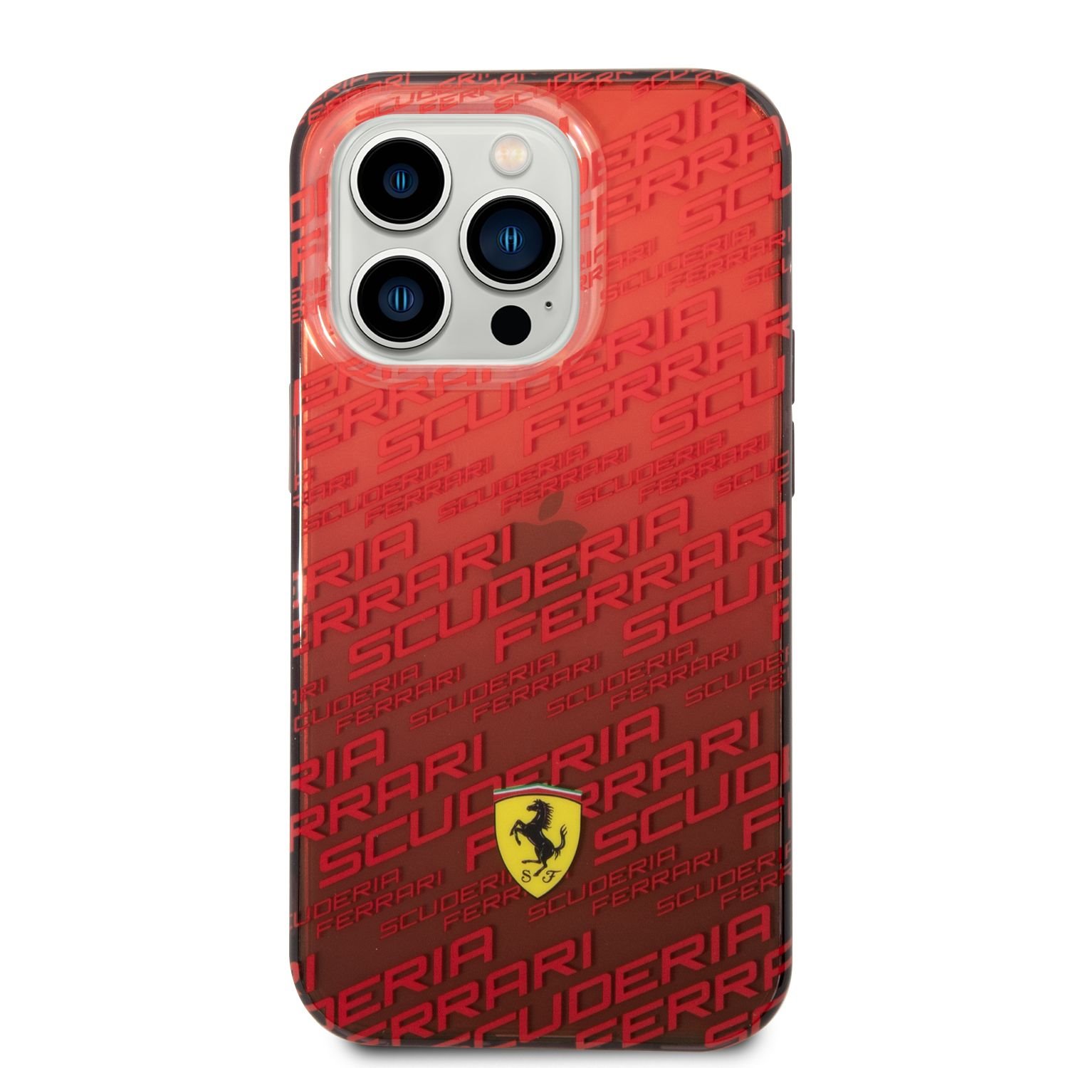 Zadní kryt Ferrari Gradient Allover pro Apple iPhone 14 Pro Max, červená