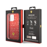 Zadný kryt Ferrari Gradient Allover pre Apple iPhone 14 Pro, červená