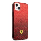 Zadný kryt Ferrari Gradient Allover pre Apple iPhone 14 Plus, červená