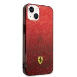Zadný kryt Ferrari Gradient Allover pre Apple iPhone 14, červená