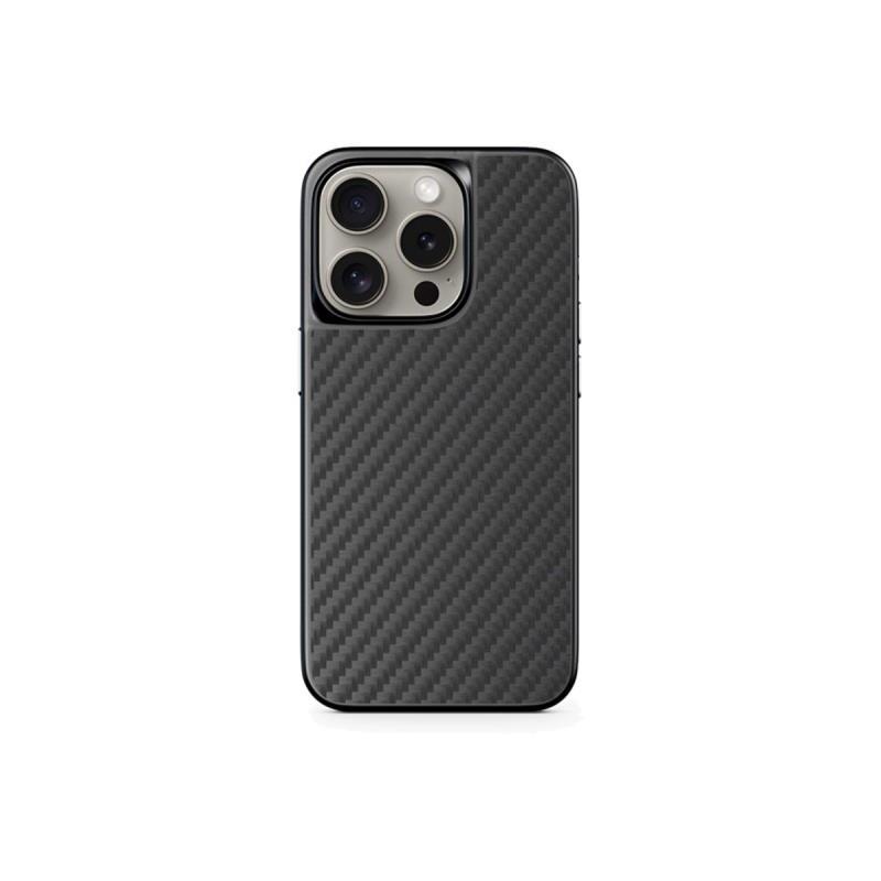 Ochranné pouzrdro Epico Hybrid Carbon Magnetic s MagSafe pro Apple iPhone 14 Pro Max, černá