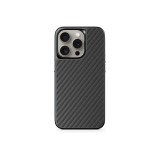 Ochranné pouzdro Epico Hybrid Carbon Magnetic s MagSafe pro Apple iPhone 14, černá