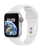 Apple Watch SE Cell/40mm/Silver/Sport Band/White