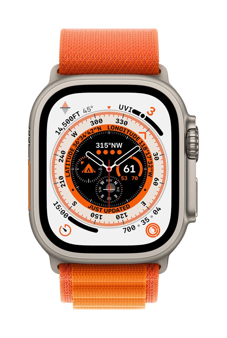Apple Watch Ultra 49mm Orange Alpine