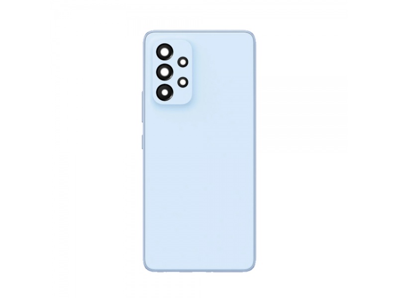 Zadný kryt batérie so šošovkami kamier pre Samsung Galaxy A53, blue (OEM)