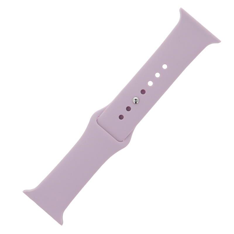 Silikónový remienok S/M pre Apple Watch 38/40/41 mm, púdrovo ružová