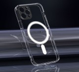 Ochranný kryt Mag Cover pre Apple iPhone 14, transparentný