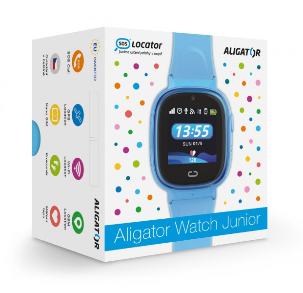 Aligator Watch Junior GPS(TD-36) modrá