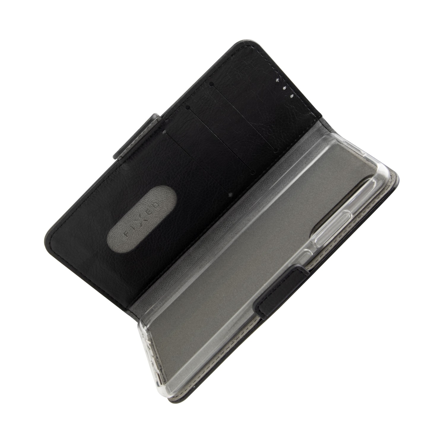 Flipové púzdro FIXED Opus pre OnePlus Nord 2/2 5G, čierna