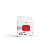 Ultratenké silikónové púzdro FIXED Silky pre Apple AirPods Pro 2, červená
