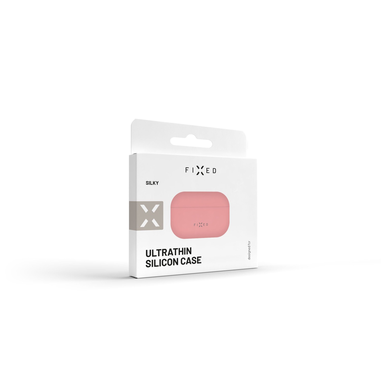 Ultratenké silikónové púzdro FIXED Silky pre Apple AirPods Pro 2, ružová