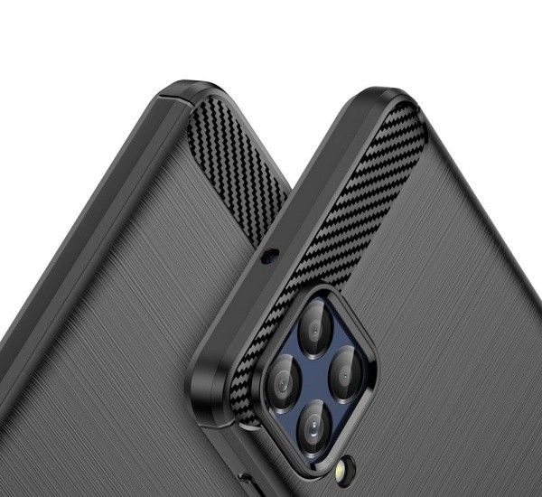 Ochranný kryt Forcell CARBON pre Samsung Galaxy M53 5G, čierna