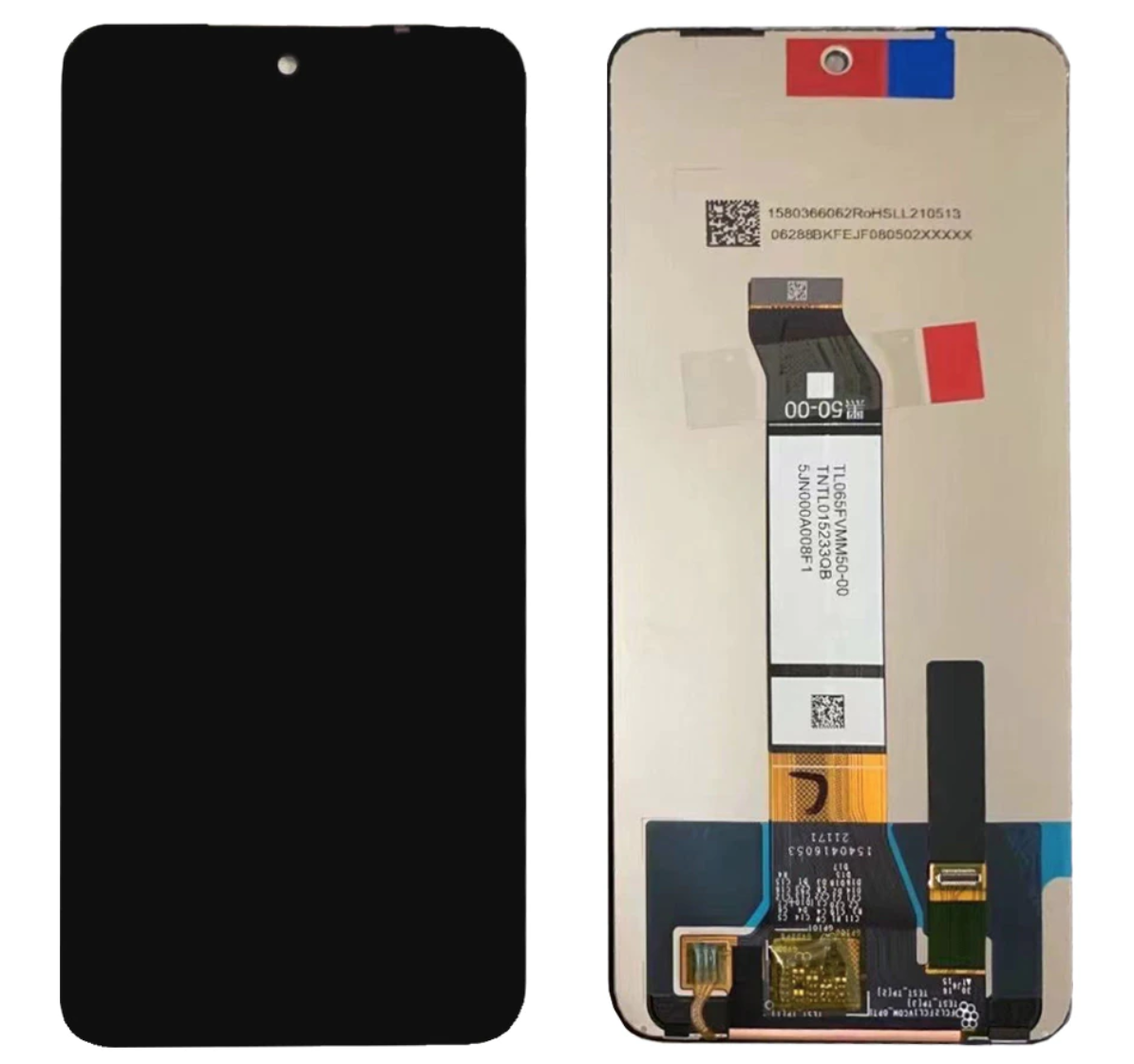 LCD + dotyk + přední kryt pro Xiaomi Redmi Note 11S 5G, black ( Service Pack )