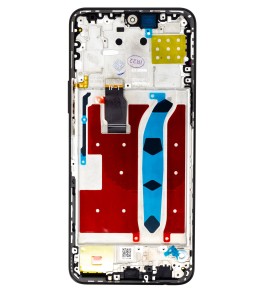 LCD + dotyk + predný kryt pre Honor X8, midnigt black