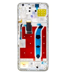 LCD + dotyk + predný kryt pre Honor X8, titanium silver