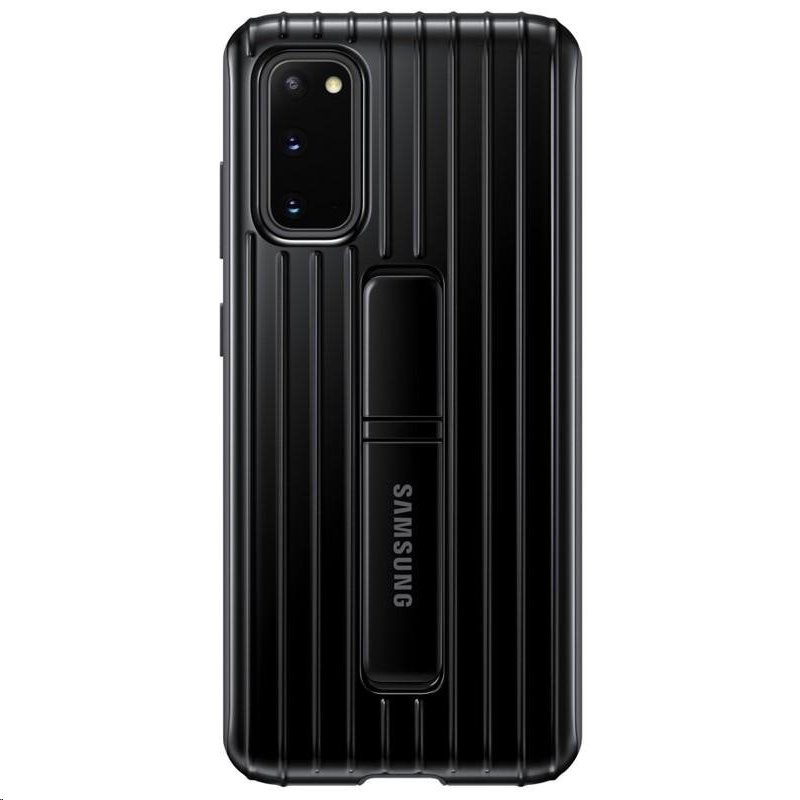 Zadný kryt Protective Standing Cover pre Samsung Galaxy S20, black