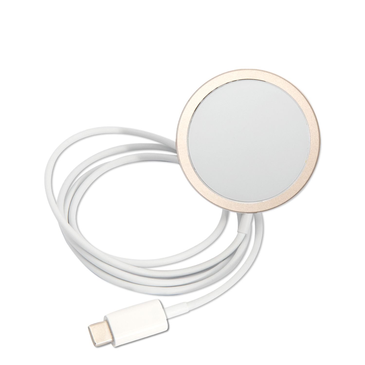 Kompatibilní zadní kryt Guess 4G MagSafe + bezdrátová nabíječka pro Apple iPhone 14, hnědá