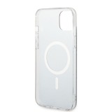Guess 4G MagSafe Kompatibilní Zadní Kryt + Bezdrátová Nabíječka pro iPhone 14 Plus Black