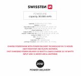 Swissten Power Line 30000 mAh 20W PD černá