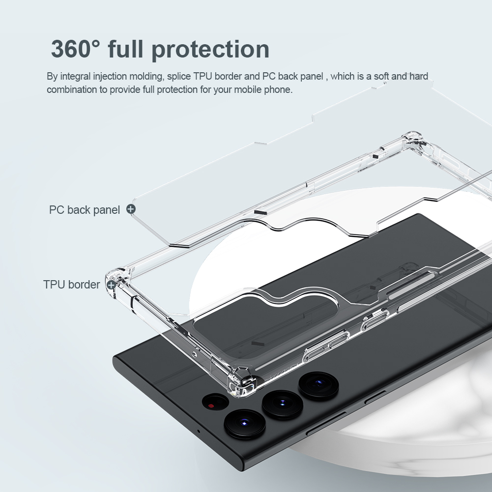 Nillkin Nature TPU PRO Kryt pro Samsung Galaxy S23 Ultra Transparent