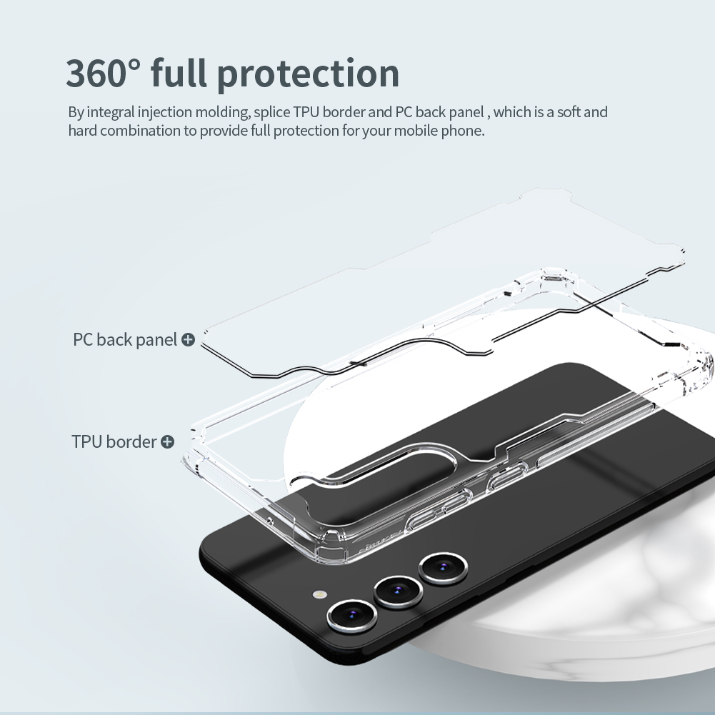 Nillkin Nature TPU PRO Kryt pro Samsung Galaxy S23+ Transparent
