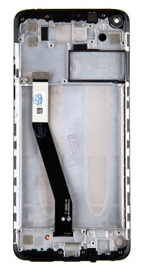 LCD + dotyk + predný kryt pre Xiaomi Redmi Note 9, black