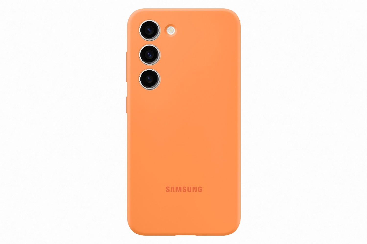 Samsung silikónový zadný kryt pre Samsung Galaxy S23+, oranžová