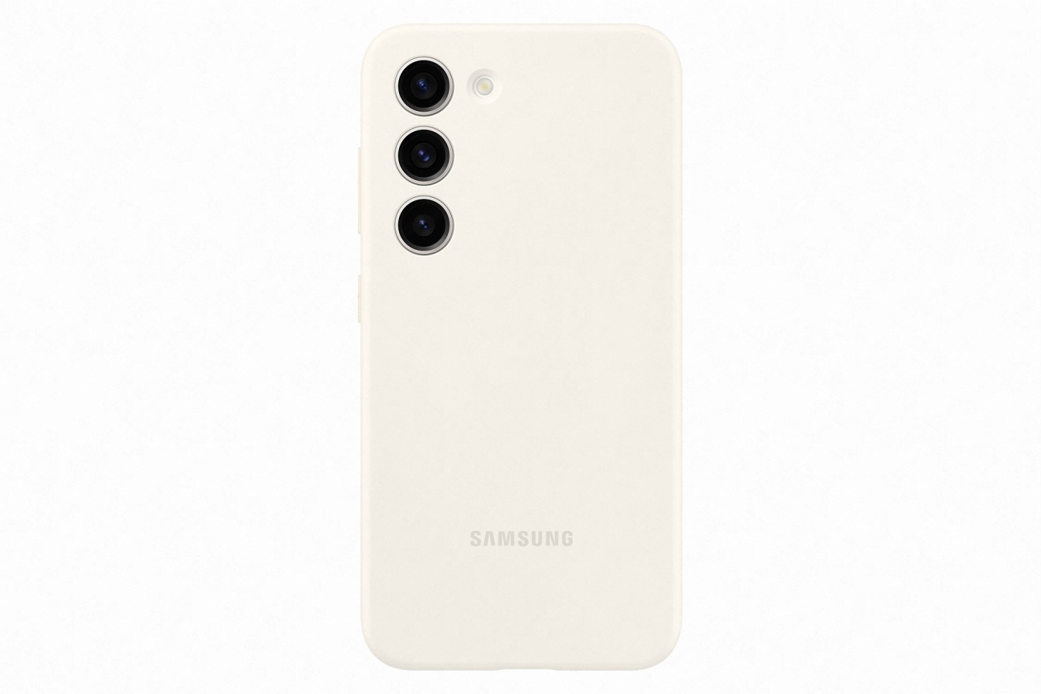 Samsung silikónový zadný kryt pre Samsung Galaxy S23+, cotton
