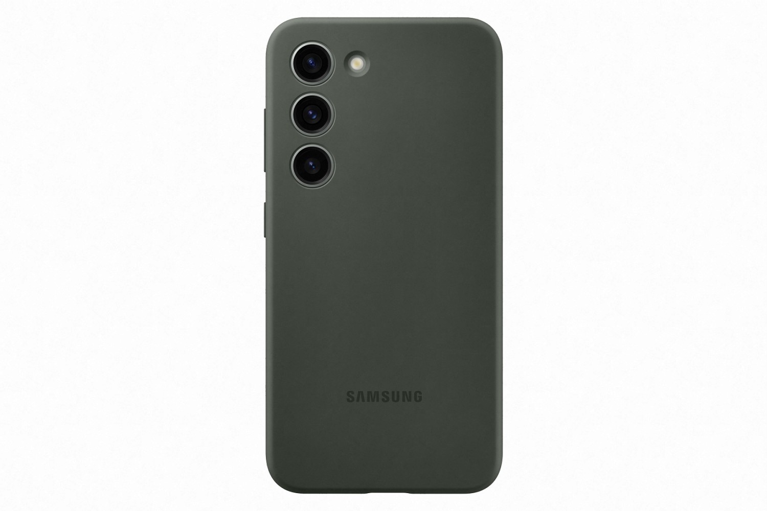 Samsung silikónový zadný kryt pre Samsung Galaxy S23+, khaki
