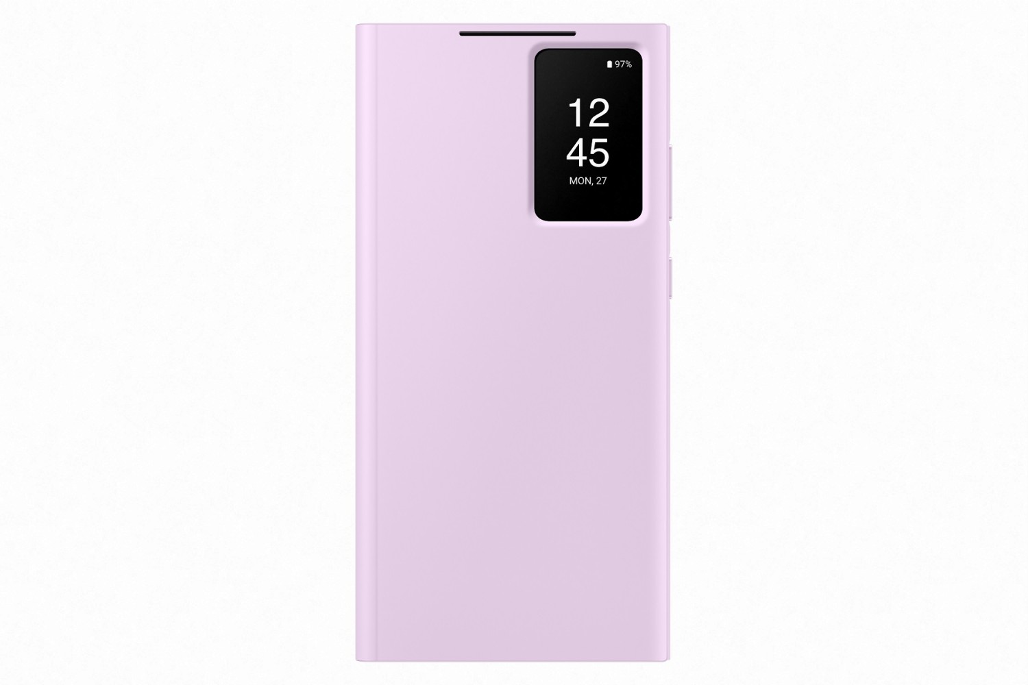 Originálne flipové púzdro Samsung Smart View pre Samsung Galaxy S23 Ultra, lilac
