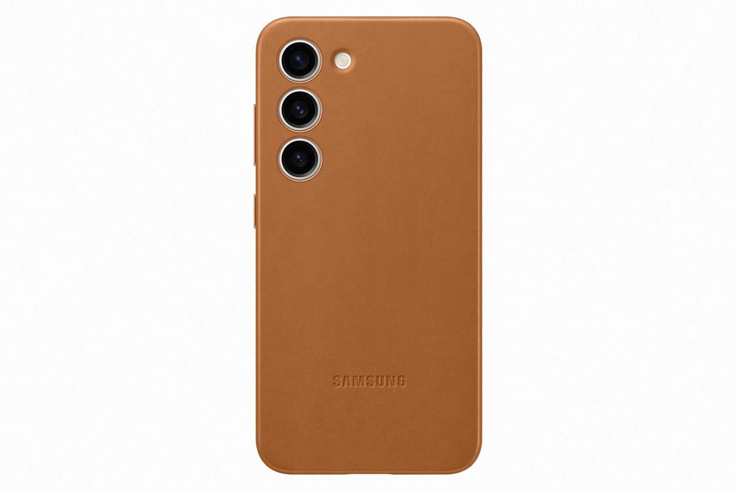 Ochranný kryt Samsung Leather Cover pre Samsung Galaxy S23+, hnedá