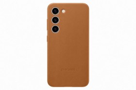 Ochranný kryt Samsung Leather Cover pre Samsung Galaxy S23, hnedá