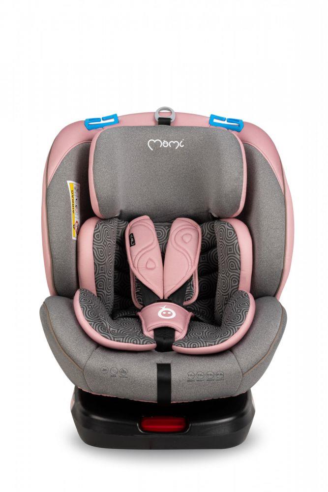 Autosedačka MoMi TORDI otočná 360 růžová