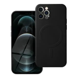 Ochranný silikonový kryt Mag Cover pro Apple iPhone 13, černá