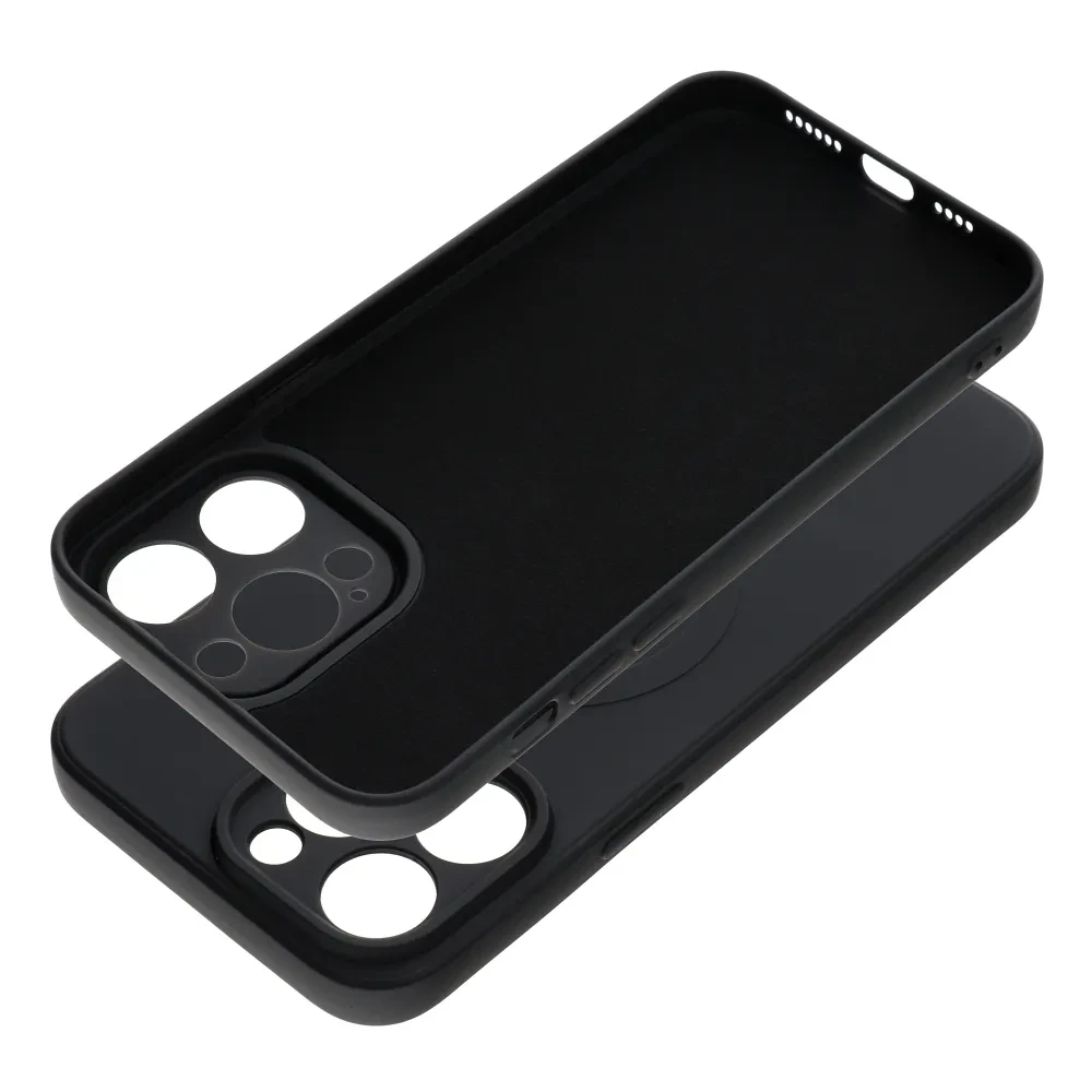 Ochranný silikonový kryt Mag Cover pro Apple iPhone 13, černá