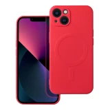 Ochranný silikonový kryt Mag Cover pro Apple iPhone 13, červená