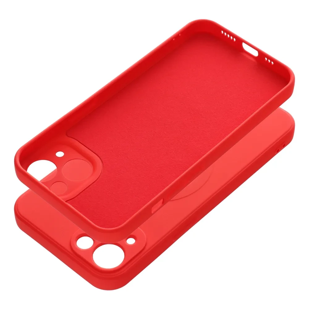 Ochranný silikonový kryt Mag Cover pro Apple iPhone 13, červená