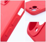 Ochranný silikónový kryt Mag Cover pre Apple iPhone 14, červená