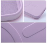 Ochranný silikónový kryt Mag Cover pre Apple iPhone 14, fialová